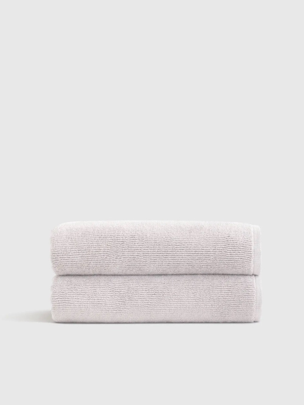 Quince Turkish Cotton Bath Towels in white, Quick Dry, set of 2